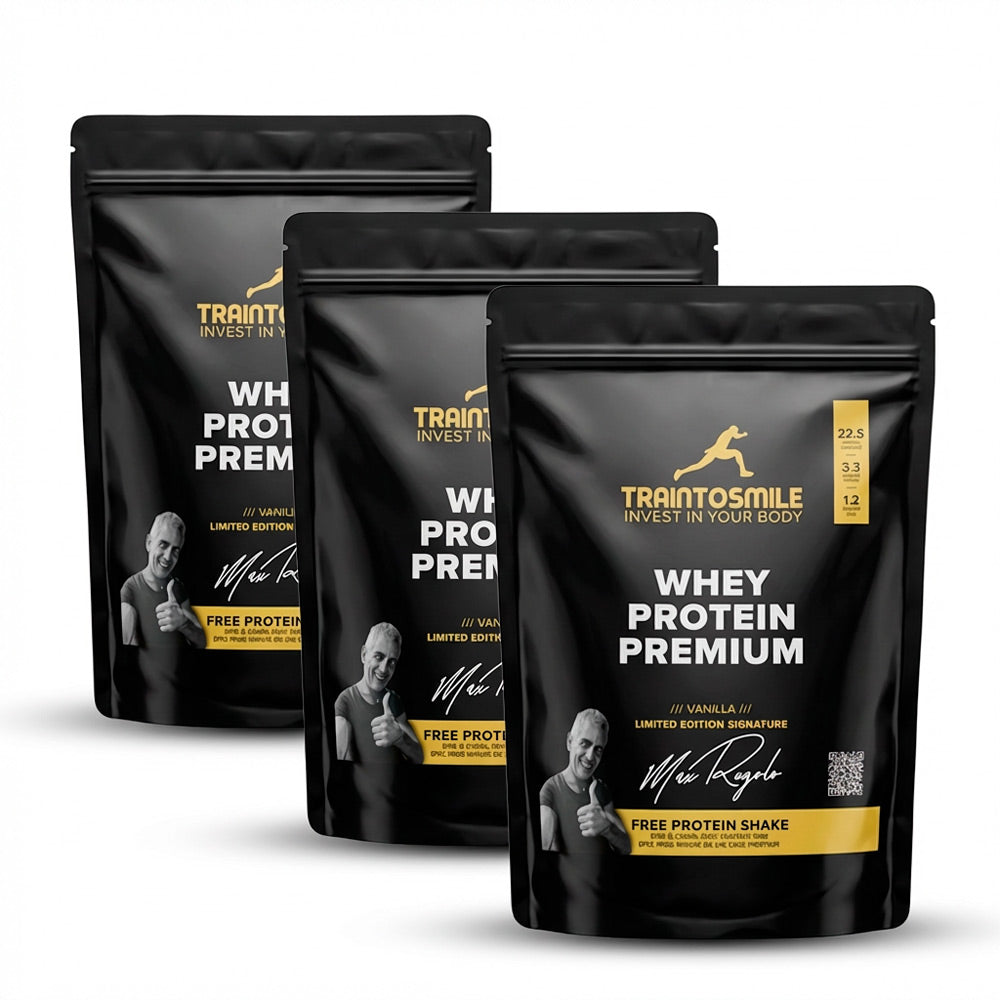 TrainToSmile Whey Protein Premium - 3 confezioni